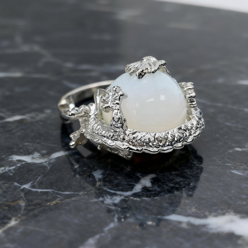 Pendentif Orbe Dragon « Léger » — Cristal Opale L'Ardeur