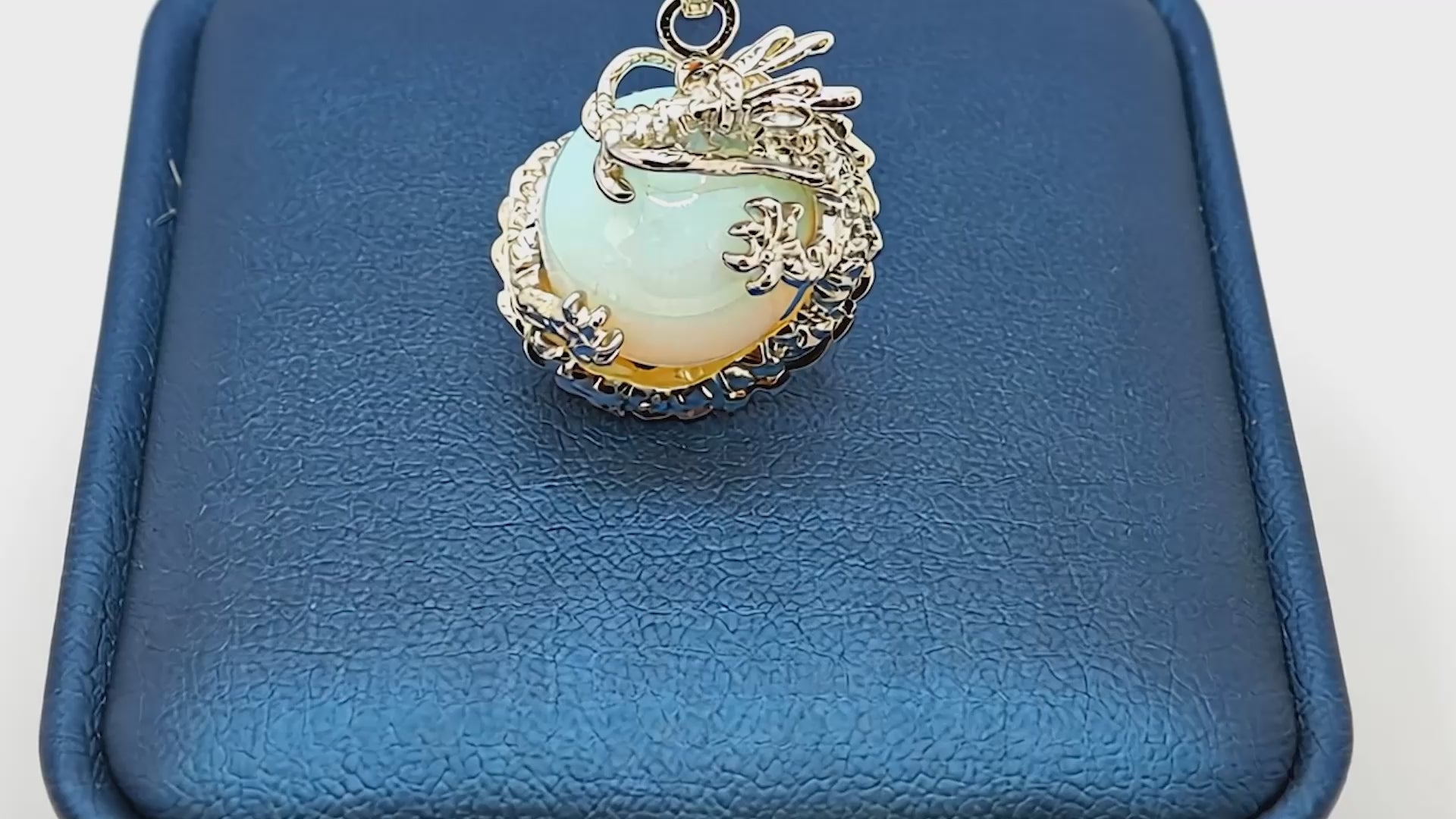 "Léger” Dragon Orb Pendant — Opal L’Ardeur Crystal